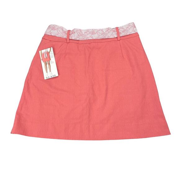 NWT S.C. & CO. Tummy Control Pull-On Skort Sz 4 Pink - Picture 5 of 5